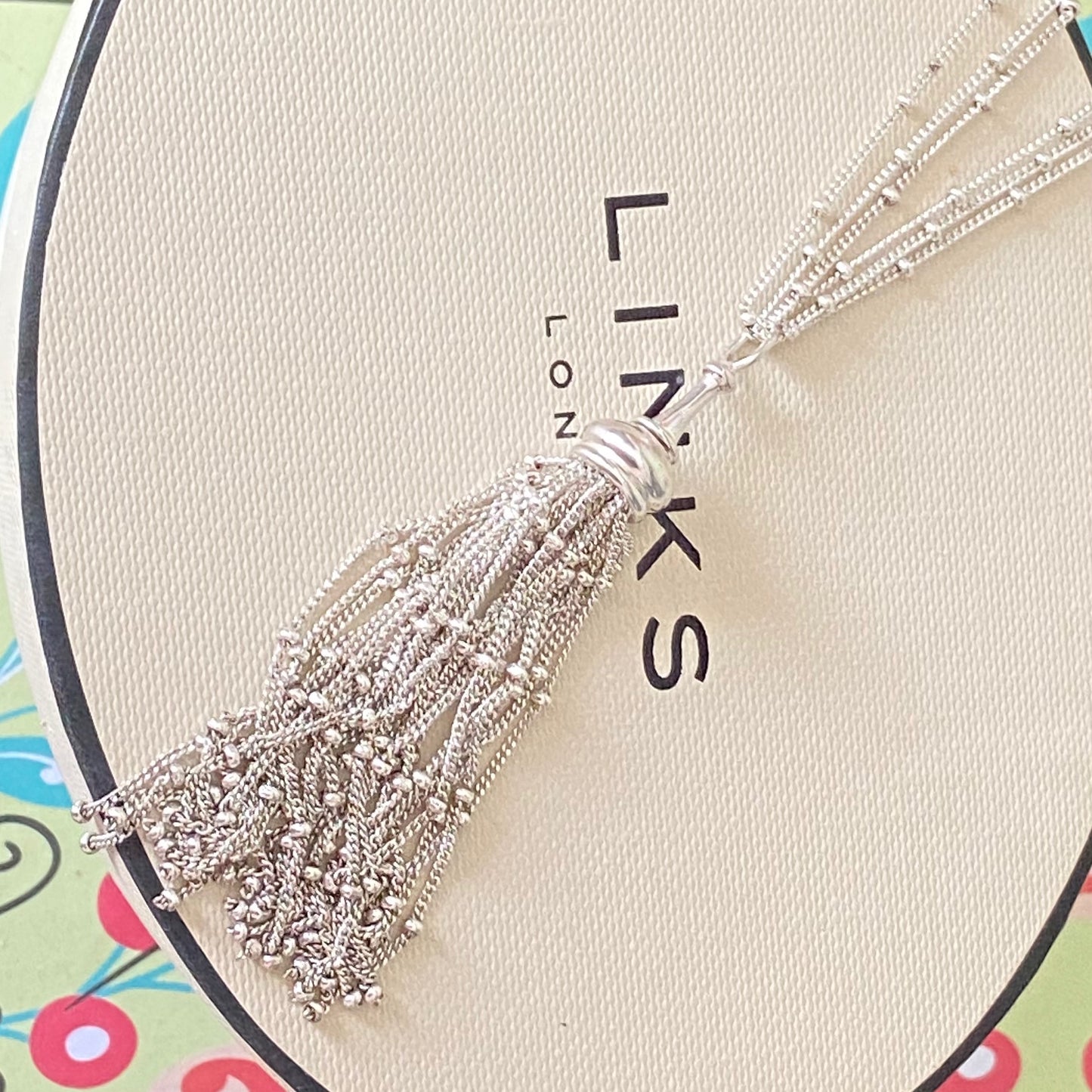 Links of London  Multi Strand Rain dance Necklace with Tassel