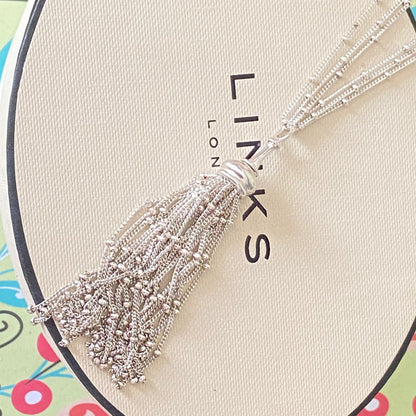 Links of London  Multi Strand Rain dance Necklace with Tassel