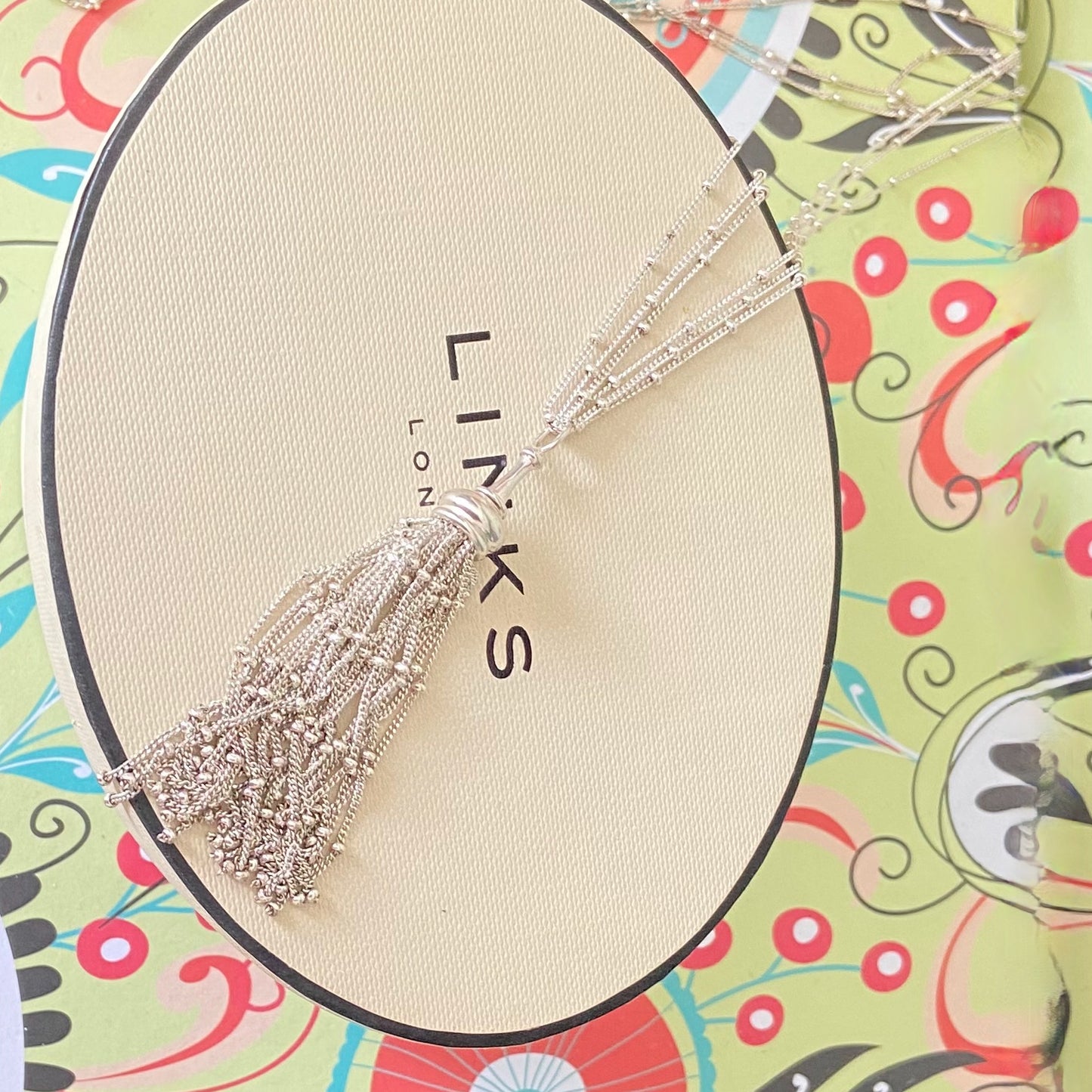 Links of London  Multi Strand Rain dance Necklace with Tassel