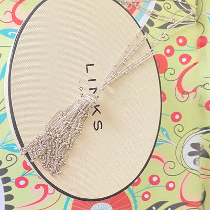 Links of London  Multi Strand Rain dance Necklace with Tassel