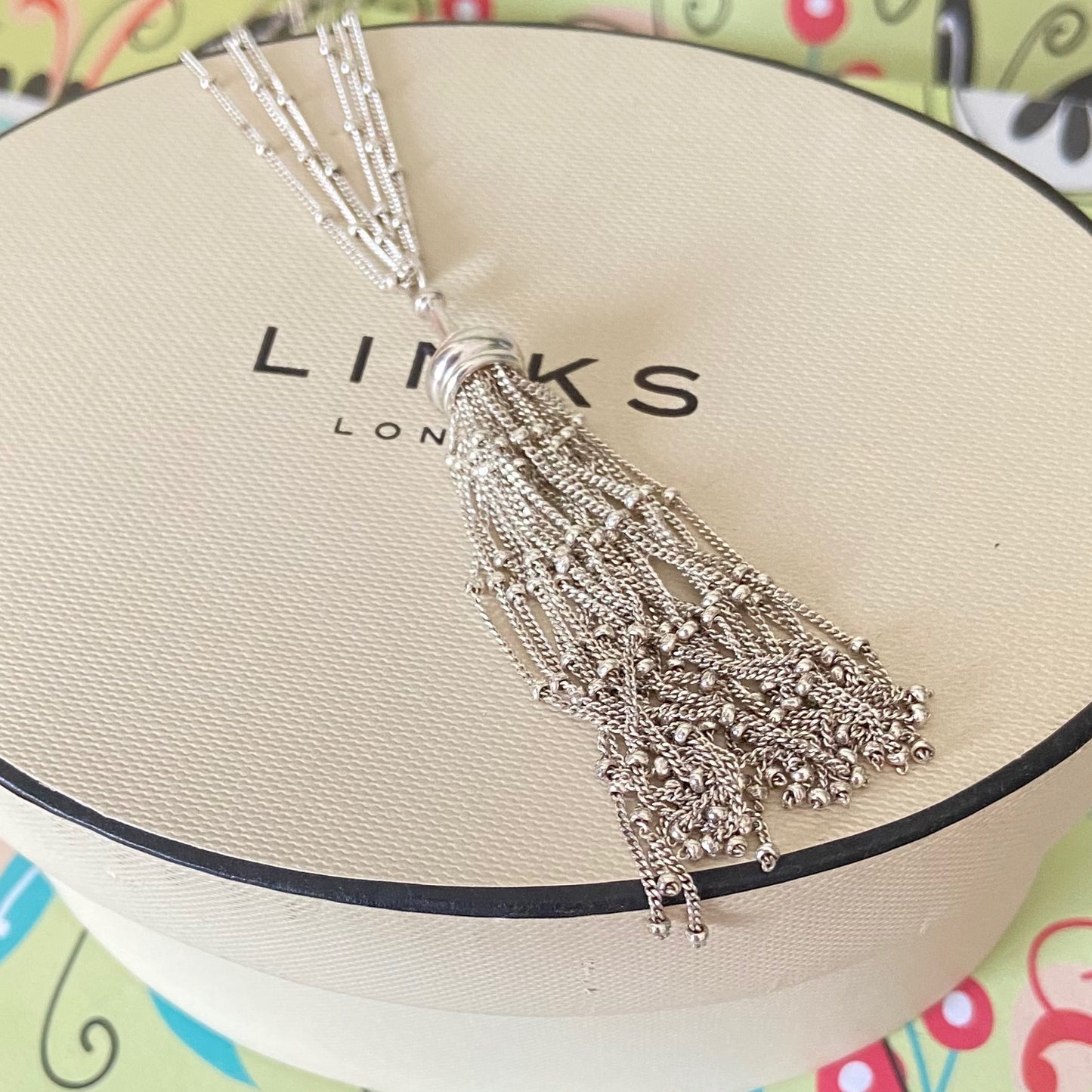 Links of London  Multi Strand Rain dance Necklace with Tassel