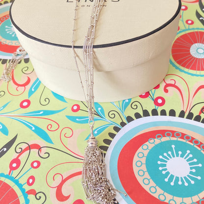Links of London  Multi Strand Rain dance Necklace with Tassel