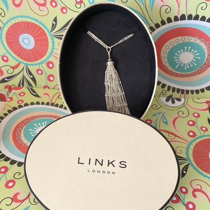 Links of London  Multi Strand Rain dance Necklace with Tassel