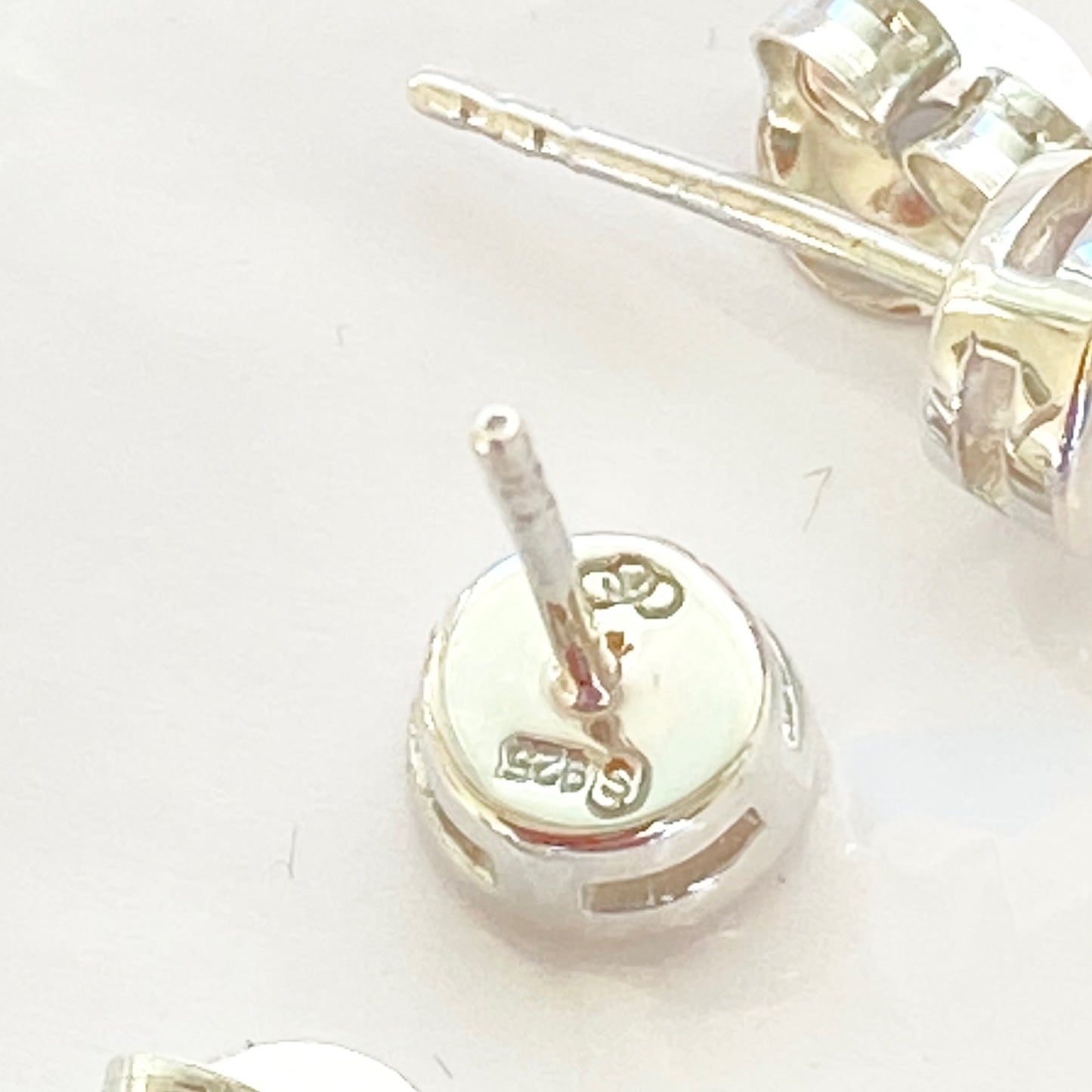 Sterling Silver Links of London Crystal Stud Earrings - New