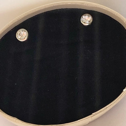 Sterling Silver Links of London Crystal Stud Earrings - New