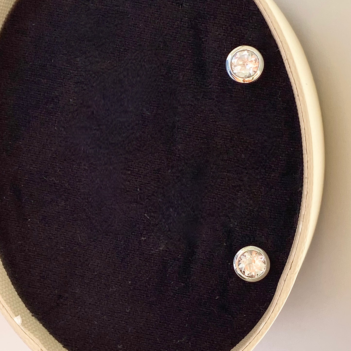 Sterling Silver Links of London Crystal Stud Earrings - New