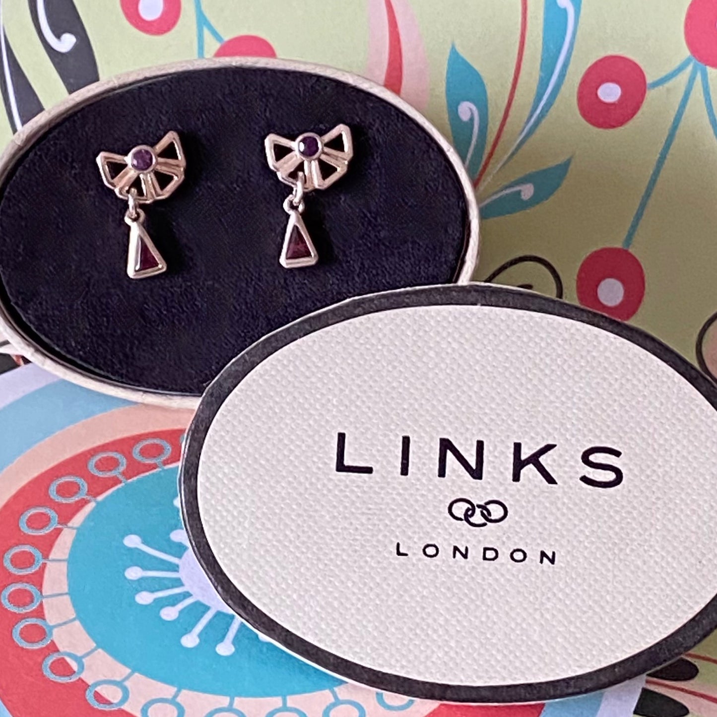 Links of London Sterling Silver Love me, Love me not Earrings