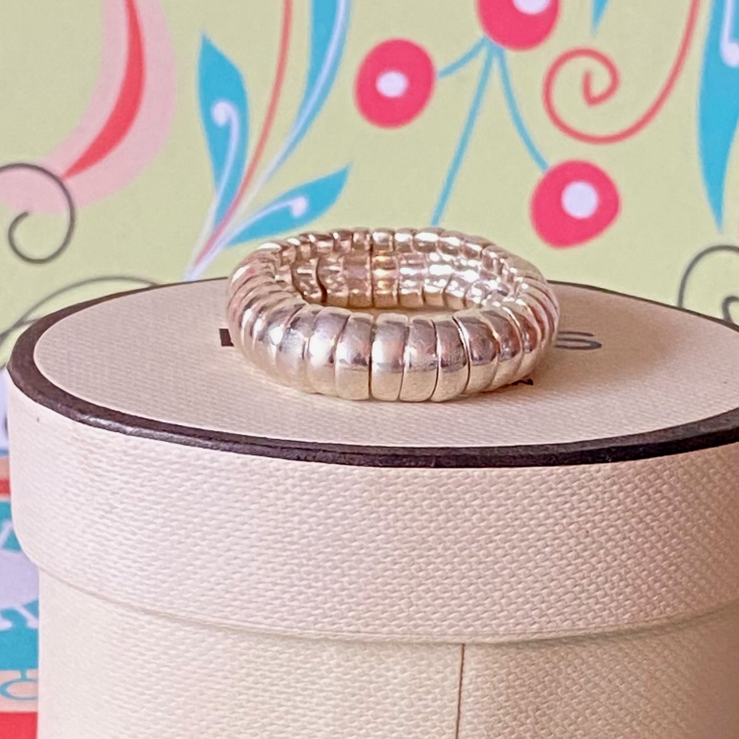 Authentic Links of London Sweetie Drop Ring Size P