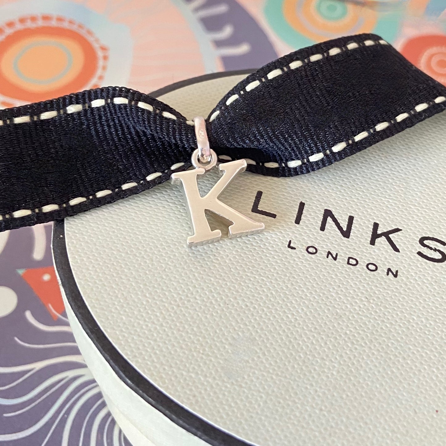 Sterling Silver Links of London Letter K