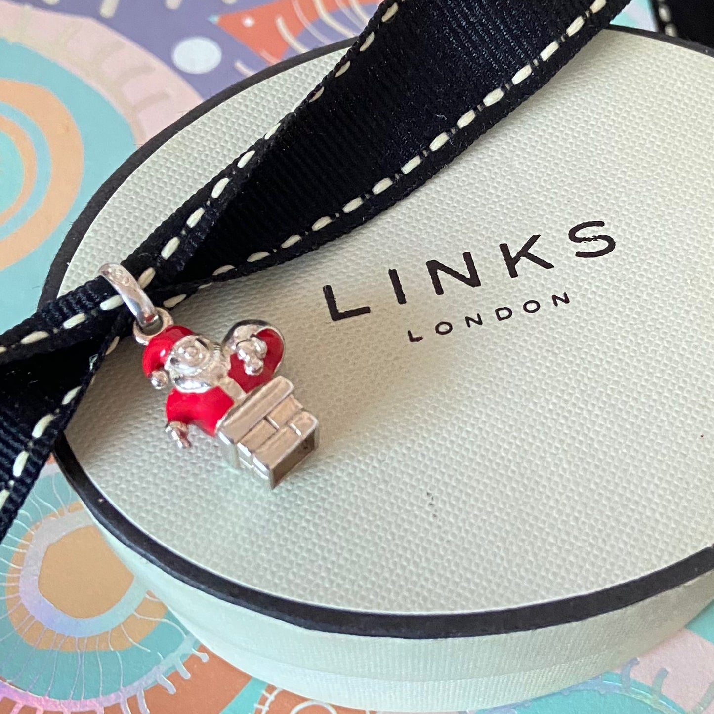 Santa Claus stuck in the chimney charm by Links of London