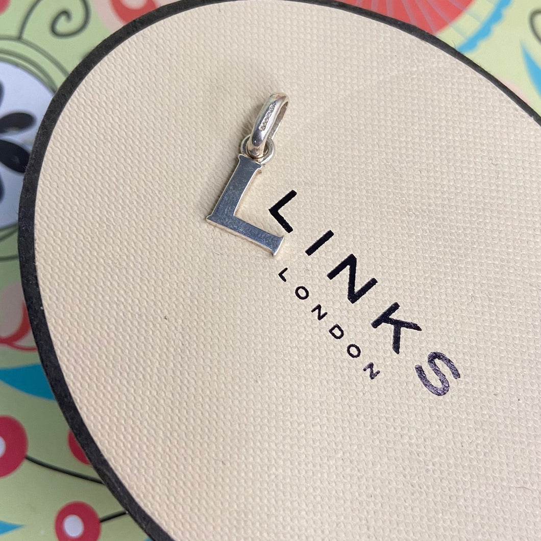 Links of London Sterling Silver Letter L Charm