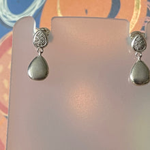 Load image into Gallery viewer, Links of London Authentic Hope Sterling Silver and Diamond Pave Earrings
