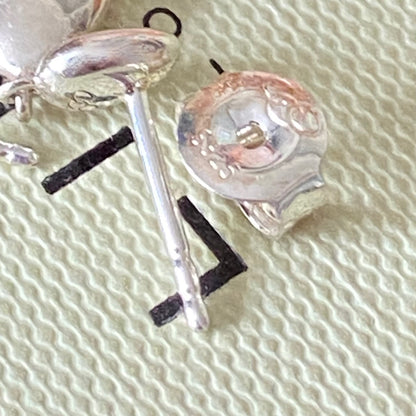 Links of London Authentic Hope Sterling Silver and Diamond Pave Earrings