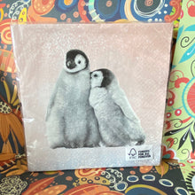 Load image into Gallery viewer, 3 x Penguins Napkins 20 per pack can be used for Decoupage
