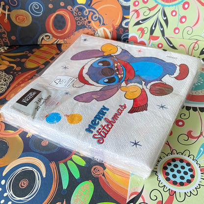 1 x packet of Stitch  Napkins 20 per pack can be used for Decoupage