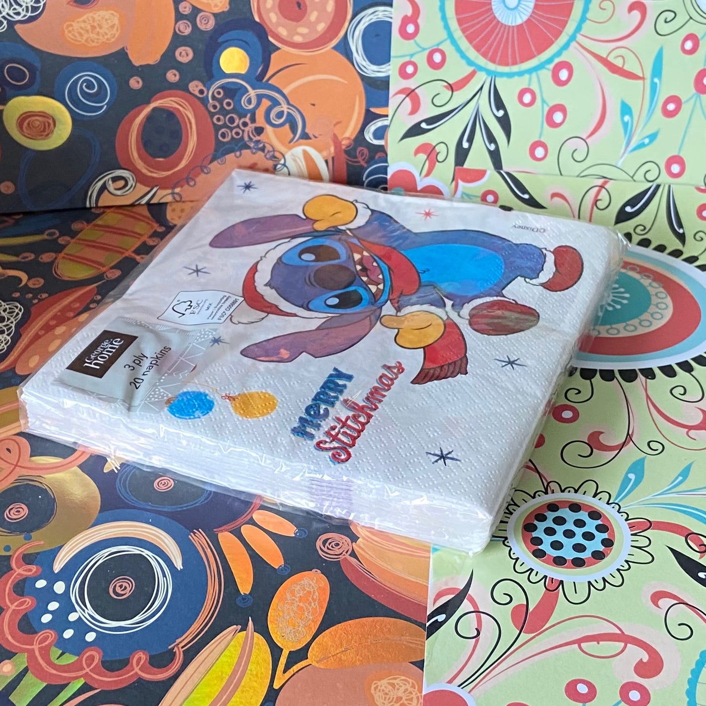 1 x packet of Stitch  Napkins 20 per pack can be used for Decoupage