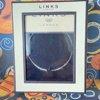 Authentic Links of London Heart XS Sweetie 925 sterling silver with 18k rose gold vermeil