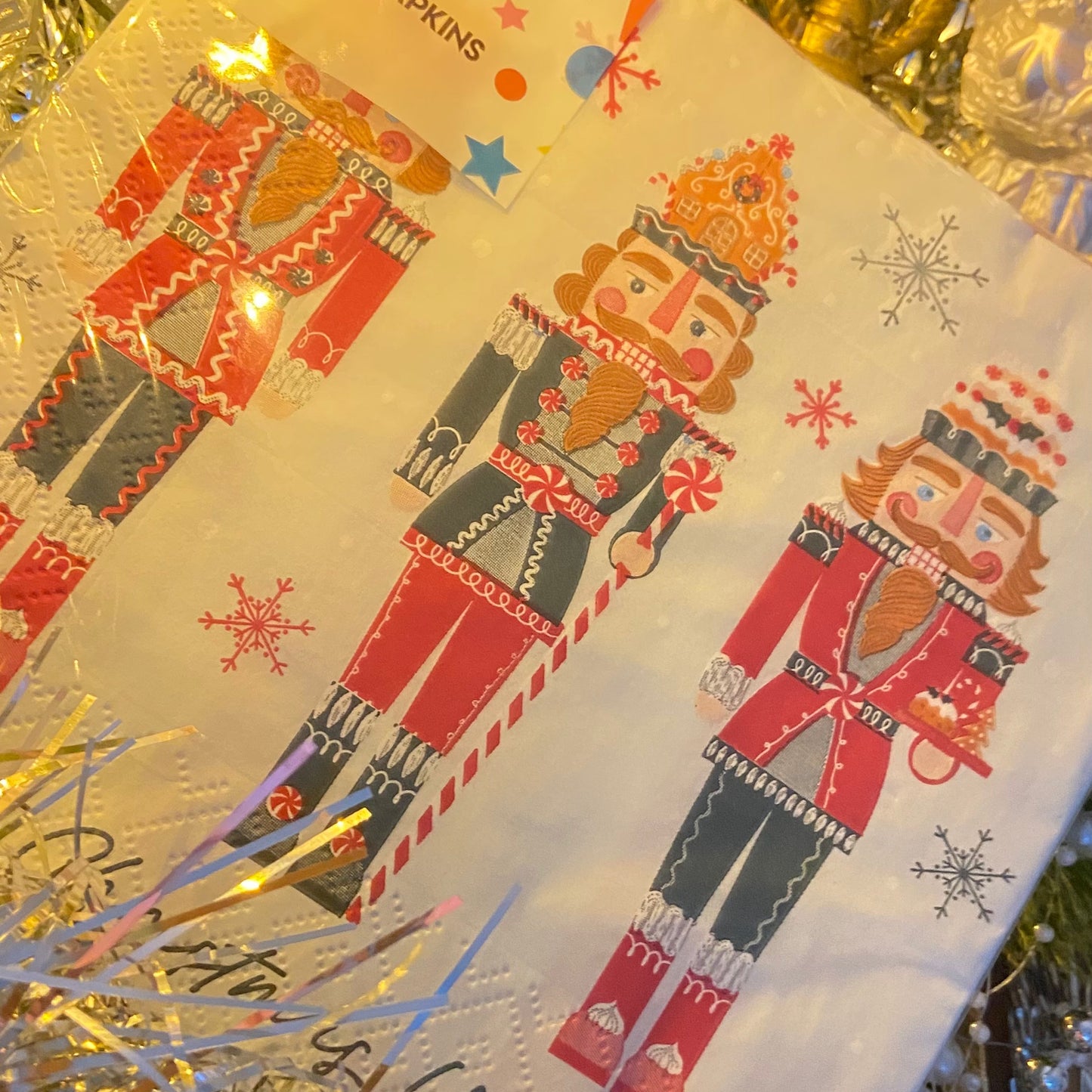 Nut Cracker Christmas Napkins