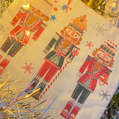 Nut Cracker Christmas Napkins