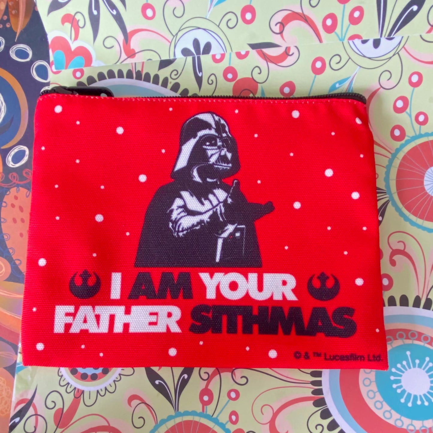 Starwars Pencil Case  "I AM YOUR FATHER SITHMAS"