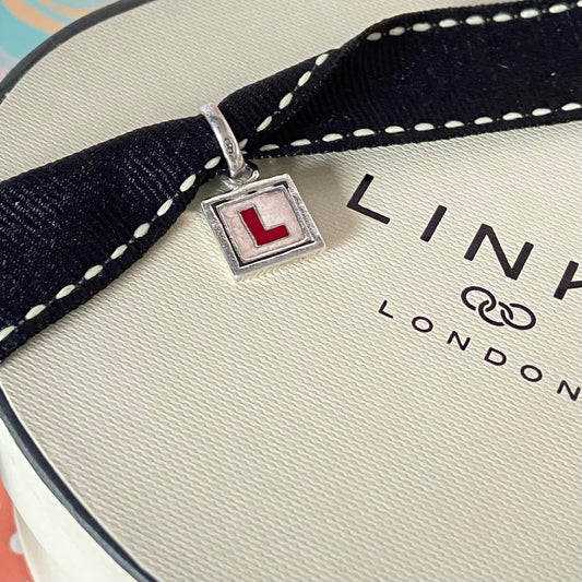 Links of London Sterling Silver Learner Drivers Plate Charm