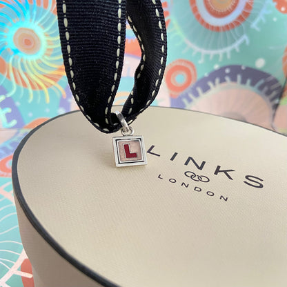 Links of London Sterling Silver Learner Drivers Plate Charm