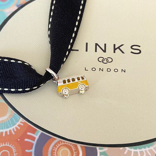 Links of London Yellow Camper van Charm