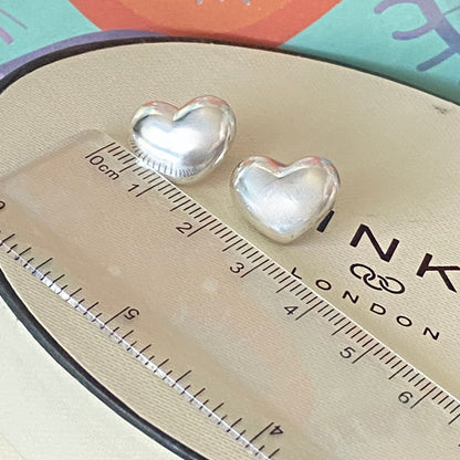 Links of London Sterling Silver Stud Heart Earrings