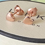 Links of London Gold 18kt vermeil, 925 Sterling Silver heart Stud earrings