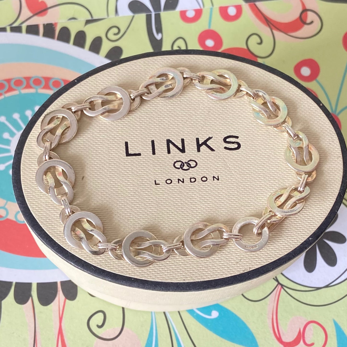 Sterling Silver Links of London Anoushka Union Chain Bracelet.