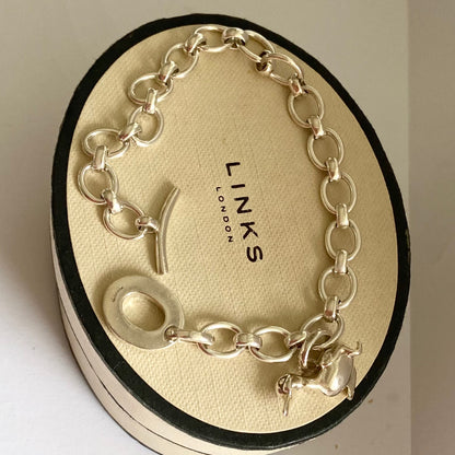 Links of London  Bracelet, T Bar Clasp with Duck Charm