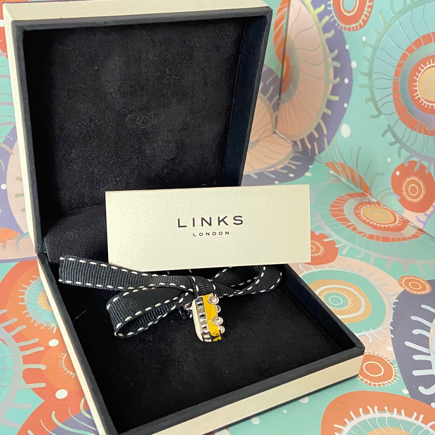 Links of London Yellow Camper van Charm