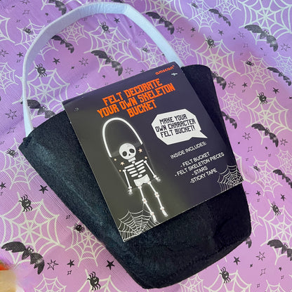 Halloween Party Bundle. Decorate your bucket, Bone Chilling Bunting, 4 Shaped Ghost Lights