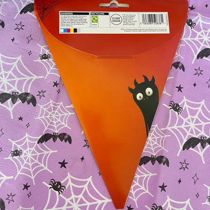 Halloween Party Bundle. Decorate your bucket, Bone Chilling Bunting, 4 Shaped Ghost Lights