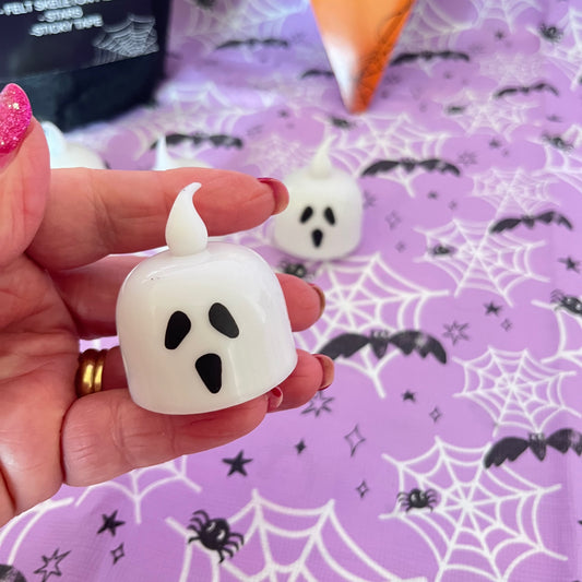 4 Shaped Ghost Led Tea Lights