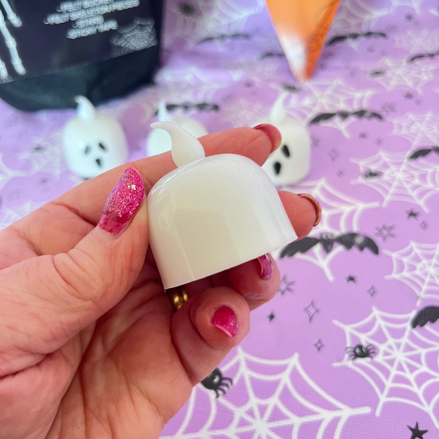Halloween Party Bundle. Decorate your bucket, Bone Chilling Bunting, 4 Shaped Ghost Lights