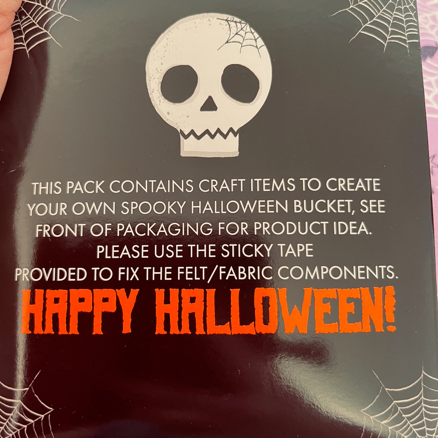 Halloween Party Bundle. Decorate your bucket, Bone Chilling Bunting, 4 Shaped Ghost Lights