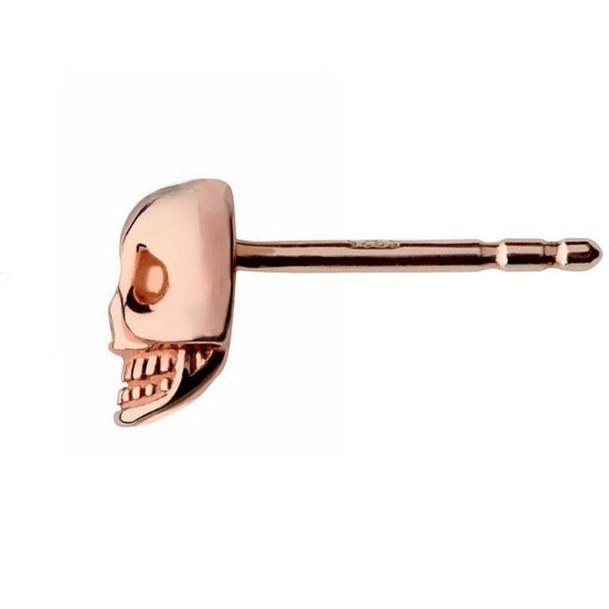 Links of London Rose Gold Plated Mini Skull Stud Earrings