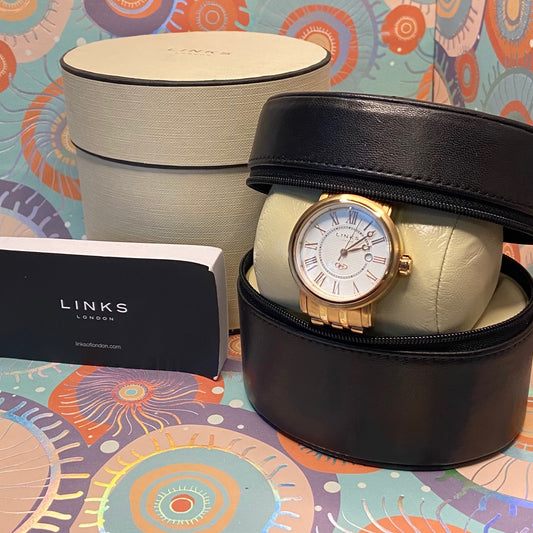 Links of London Ladies Rose Gold Preloved Plated Richmond Watch