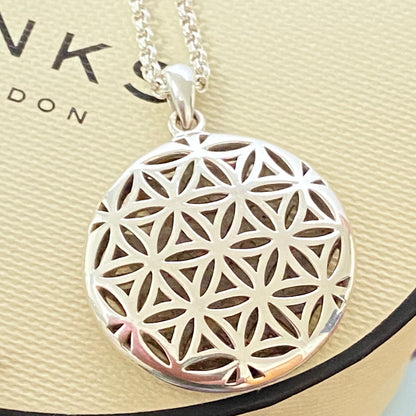 Links of London Maze Pendant Necklace with T Bar Clasp