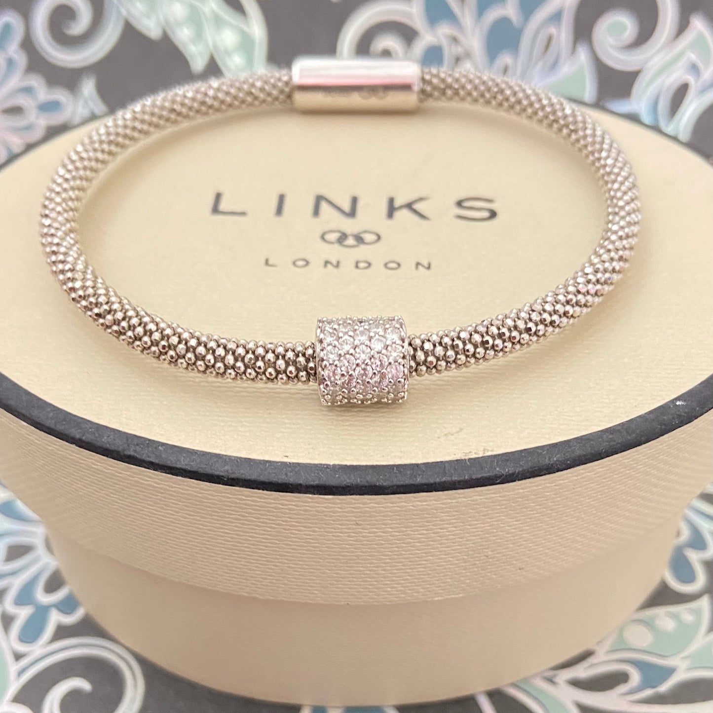 Links of London  Silver Star Dust Bead Bracelet - 18cm end to end