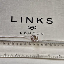 Load image into Gallery viewer, Sterling Silver Links of London 20/20 Silver Interlocking necklace
