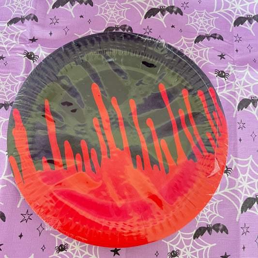 Halloween Blood Dripping Disposable Paper Plate