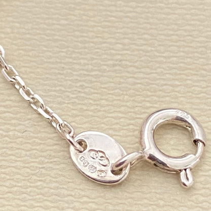 New!  Links of London 20/20 Silver Interlocking necklace