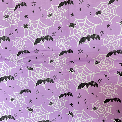 Spooky Bat and Spiders Web Table Cloth