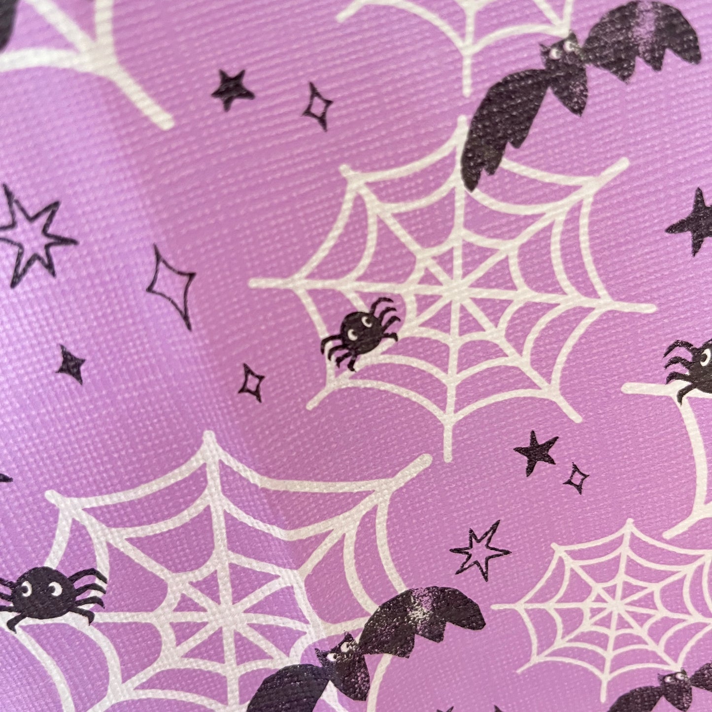 Spooky Bat and Spiders Web Table Cloth