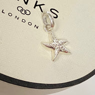 Pre Loved Links of London Textured  Sterling Star Fish Charm