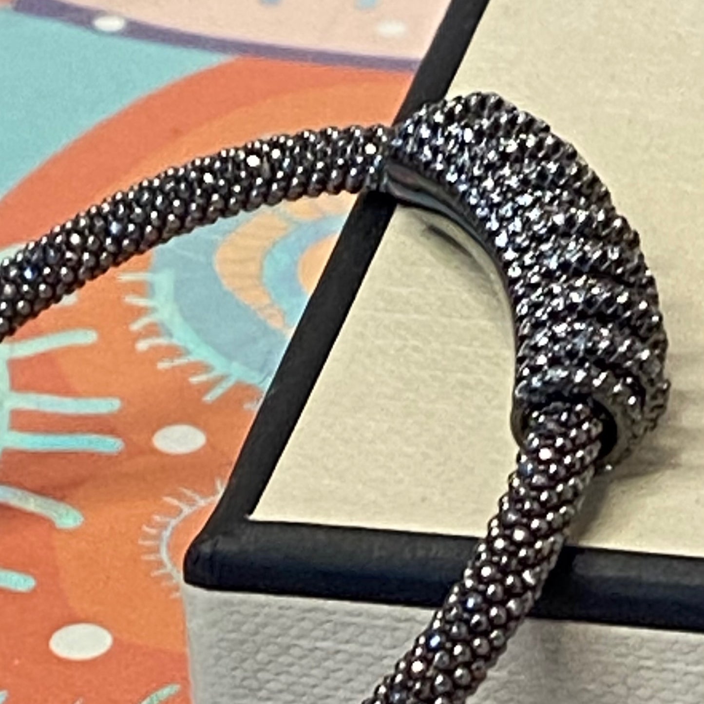 Links of London Star Dust Sterling Silver Crown Dark Ruthenium Bracelet