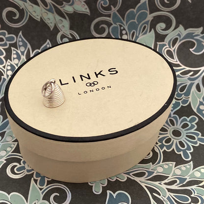 Preloved Sterling Silver Links of London Bee Hive 925 Charm