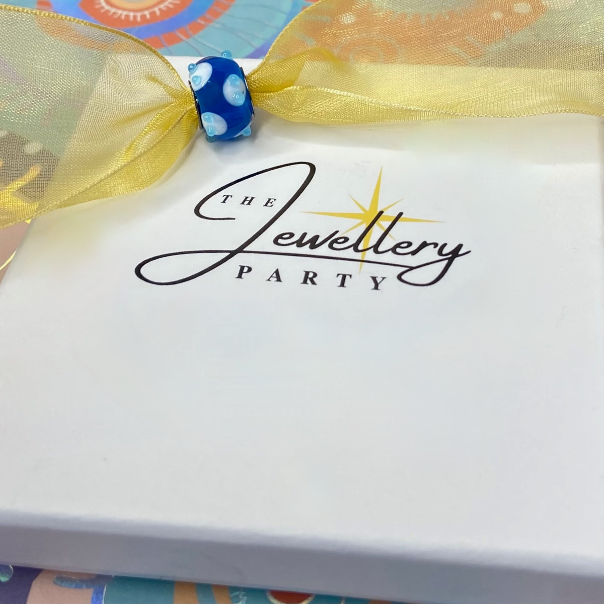 Rhona Sutton Blue and White Sterling Silver Charm
